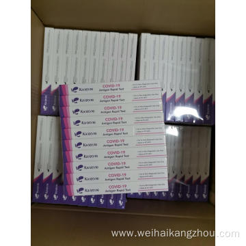 COVID-19 Antigen rapid test with swab